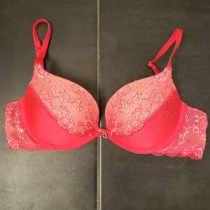 Like NEW VS Embellished Padded Demi Bra